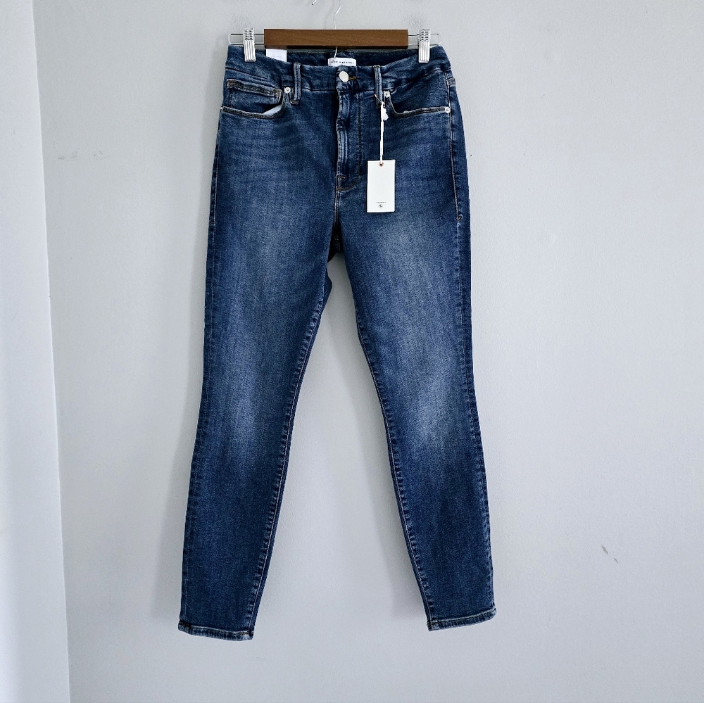 Good American Good Legs Crop Jeans 10/30 NWT